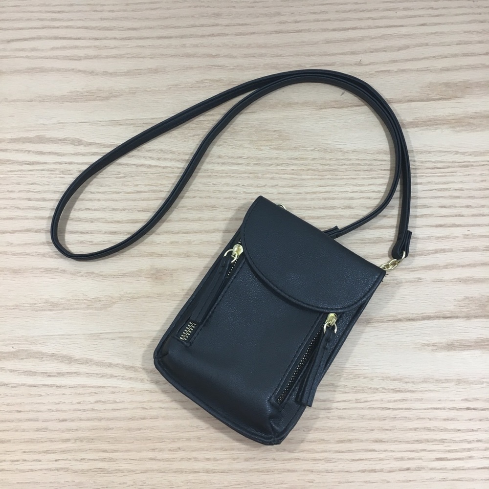 Compact cellphone wallet crossbody micro purse